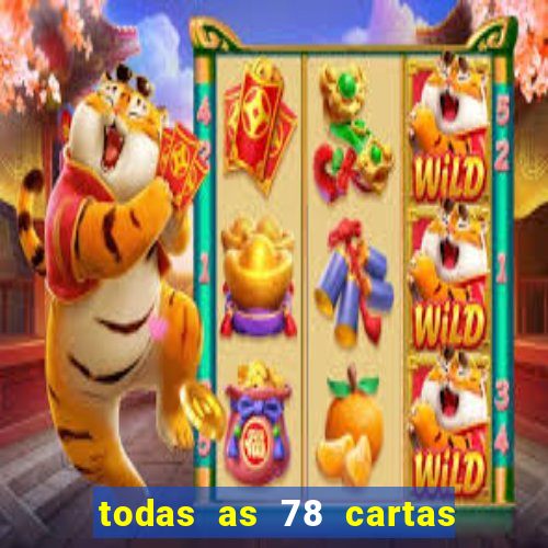 todas as 78 cartas do tarot